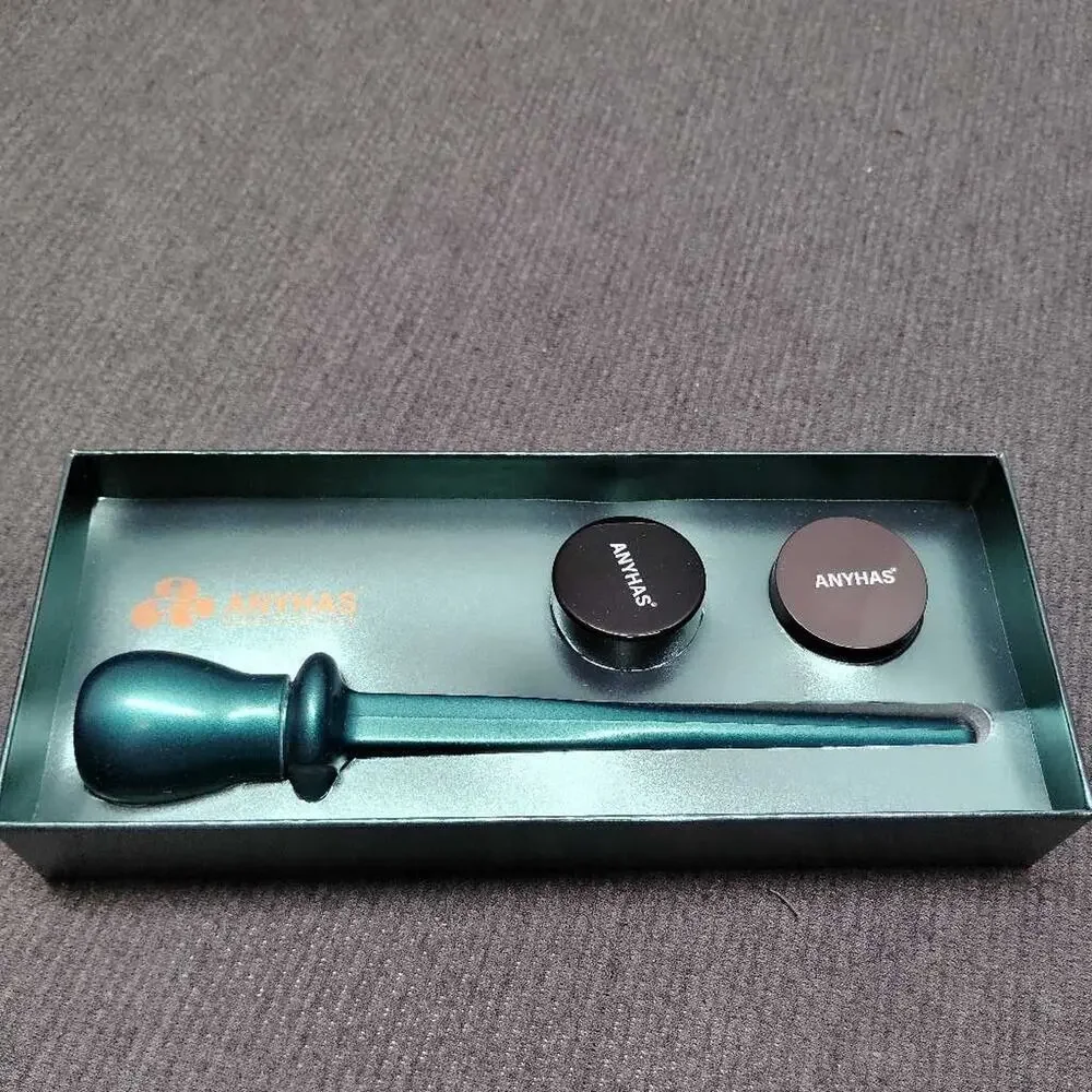 ANYHAS Gel Eyeliner Kit Black Mocha Brown Waterproof Eye Liner Silicone Tool OB